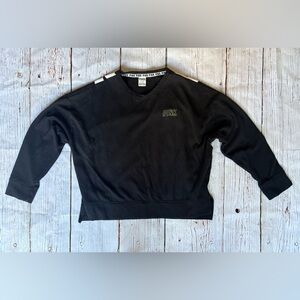 Victoria's Secret Black PINK Logo Sweater